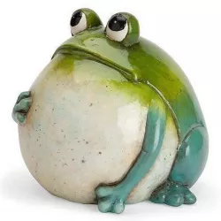 Big Belly Ceramic Frog Statue 3D model