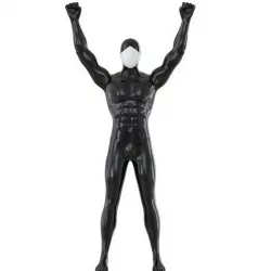 Black mannequin with white mask on face 148 3D model