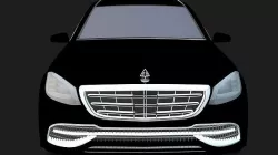 Black Realistic Car 3D model
