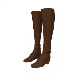 Boots Woman Cartoon 3D model