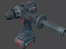 Bosch GSB 18V Drill Driver RAW Scan 3D model