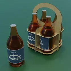 bottle beer 3D model