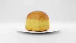 BUN BREAD Low-poly 3D model