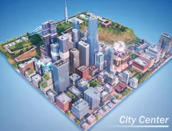 C1 - Downtown - 70 MODELS 3D model