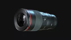 Canon Camera Macro Lens 100mm 3D model