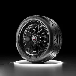 Car wheel NEXEN NFERA SUR4G tire with Rotiform LVS-M rim Low-poly 3D model