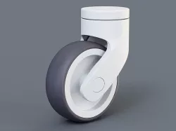 Caster Wheel Brakeless 3D model