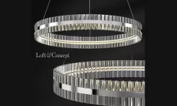 Chandelier Belted Ring Loft-Concept 3D model