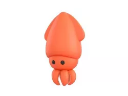 Character069 Squid 3D model