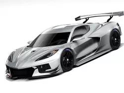 Chevrolet Corvette C8R racing 2020 3D model