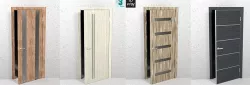 collection 4 doors 3D model