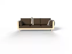 couch model Low-poly 3D model