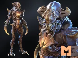 Creature Insect 03 Low-poly 3D model