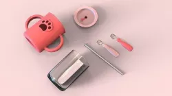 CUTE BABY CUP  3D model