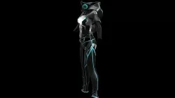 Cyberpunk suite and mask set 3D model