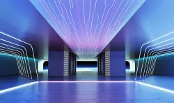 Cyberpunk warehouse - spaceship studio 3D model