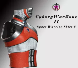 Cyborg Warzone - Space Warrior Shirt-C Low-poly 3D model