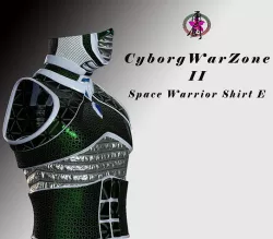 Cyborg Warzone - Space Warrior Shirt E Low-poly 3D model