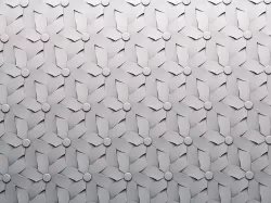 Decoration flower pattern wall Low-poly 3D model