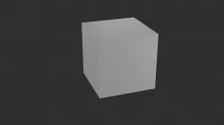 Default Cube  Low-poly 3D model