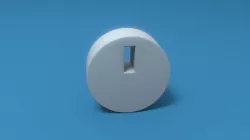 Dial Icon Low-poly 3D model