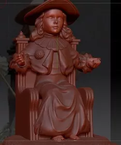 Divino Nino Atocha 3D model