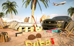 Dubai desert 3D model
