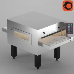 Electric pizza oven  Wahi Baan 3D model