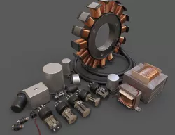 Electronics component Pack Low-poly 3D model