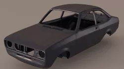 Escort Mark 2 Mexico  Shell Only Low-poly 3D model