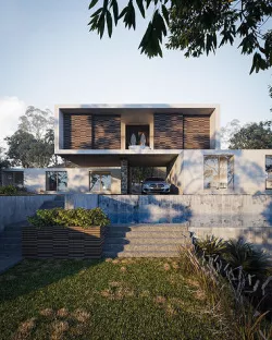 Exterior Modern House 3D model