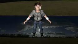 Female 3d model rigged              Low-poly 3D model