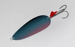 Fishing spoon swing bait 3D model