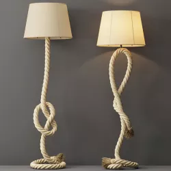 Floor lamp Rope 160 3D model