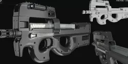 FN P90 - SUB-MACHINE GUN 3D model