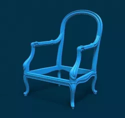 French model sofa  3D model