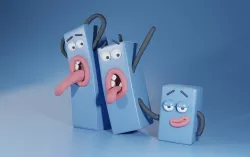 funy models in blender 3D model