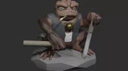 Gamakichi  3D model