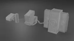 Gameland Design- Corvus Terminal Pack 001 3D model
