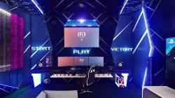 Gaming Setup - Pride Blue Gaming Room 3D model