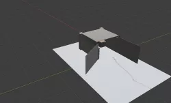 Garage for Bike Low-poly 3D model