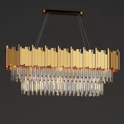 GIO CRYSTAL Dining Room Chandelier MORSALE 3D model