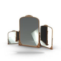 Gleaming Primrose Mirror Antique 3D model