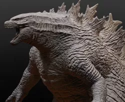 Godzilla 2021 Low-poly 3D model