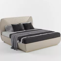 Grilli Quadro Double bed 3D model