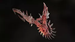 Hacha Apocaliptica Low-poly 3D model