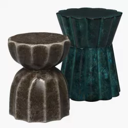 Hand painted side tables 490 - 610 mm 3D model
