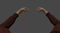 hands  Low-poly 3D model