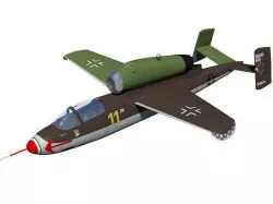 Heinkel He 162 A2 Salamander 3D model