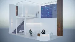 HIGH QUALITY Exhibition Stand - size 1000cm x 600cm  3D model